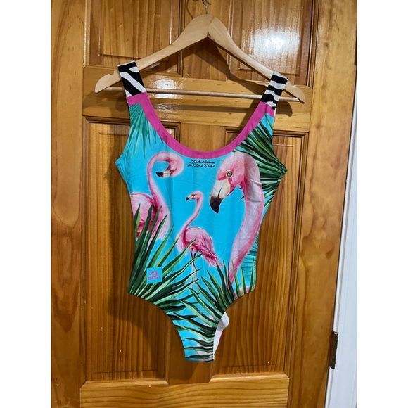 Dolce & Gabbana Other - Dolce & Gabbana x DJ Khaled One Piece Swimsuit Flamingo Print NWOT No Size Tag